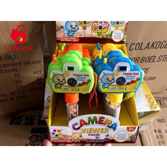 Juqi Kẹo đồ chơi máy ảnh - đồ chơi máy chụp hình cho bé