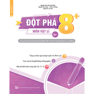 Sách ôn thi THPT quốc gia 2024 học nhanh bằng Infographic Đột phá 8+ môn Vật lí - tập 1