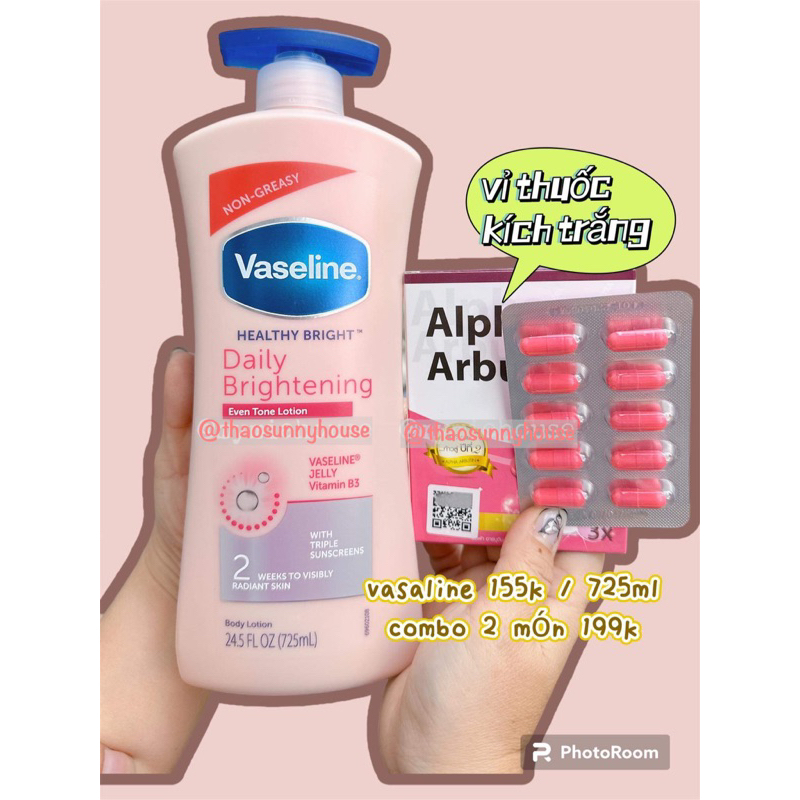 Dưỡng thể Vaseline 725ml