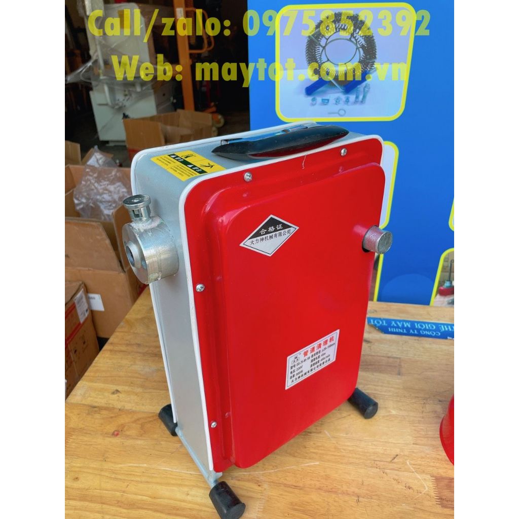 Máy thông tắc cống GQ100A sài trong gia đình, phòng trọ,... công suất 900W