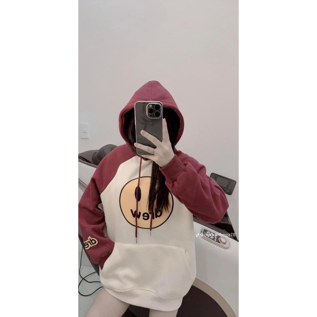 Áo Hoodie Họa Tiết Mặt Cười Cực Hot, Chất Nỉ Cao Cấp 2 Lớp Dày Dặn,Phong Cách Trẻ Trung Thoải Mái Unisex, 3 Màu