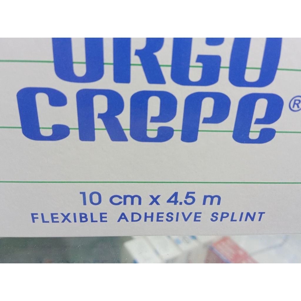 Băng dán y tế Urgocrepe 10cm x 4.5m - băng dán cuộn co dãn - băng keo thun dán vết thương - băng keo lụa dán vết thương