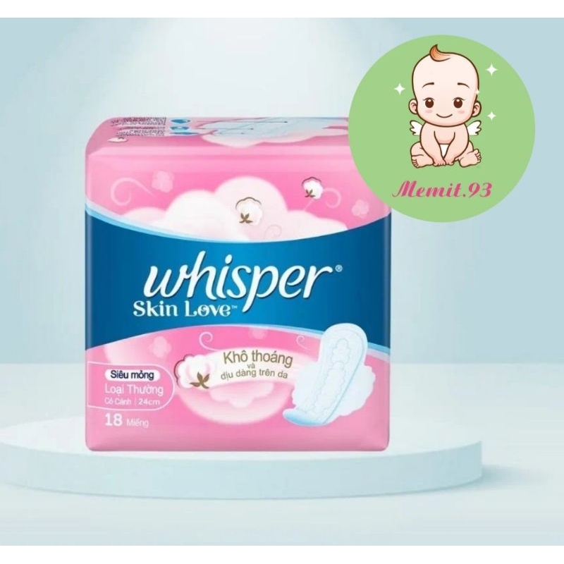 Băng vệ sinh Whisper 18 miếng