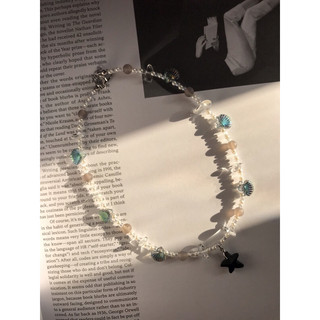 𝐈𝐜𝐞 & 𝐒𝐭𝐚𝐫𝐝𝐮𝐬𝐭 • Dây Chuyền Ngôi Sao Đen Mix Hạt Sò