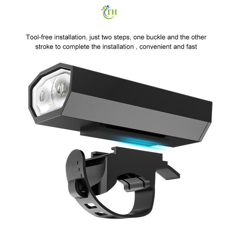 Đèn led xe đạp thể thao, đèn USB chống nước siêu sáng mã 0011