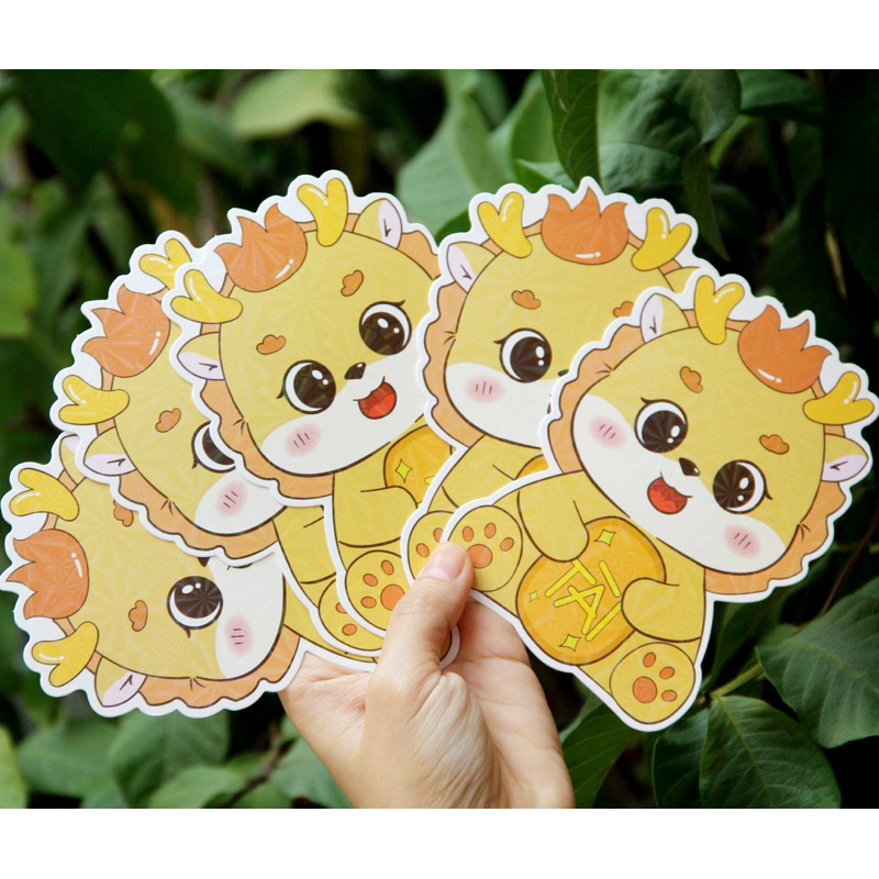 Combo 10 bao lì xì chi bi hoạt hình siêu cute dễ thương TẾT 2024