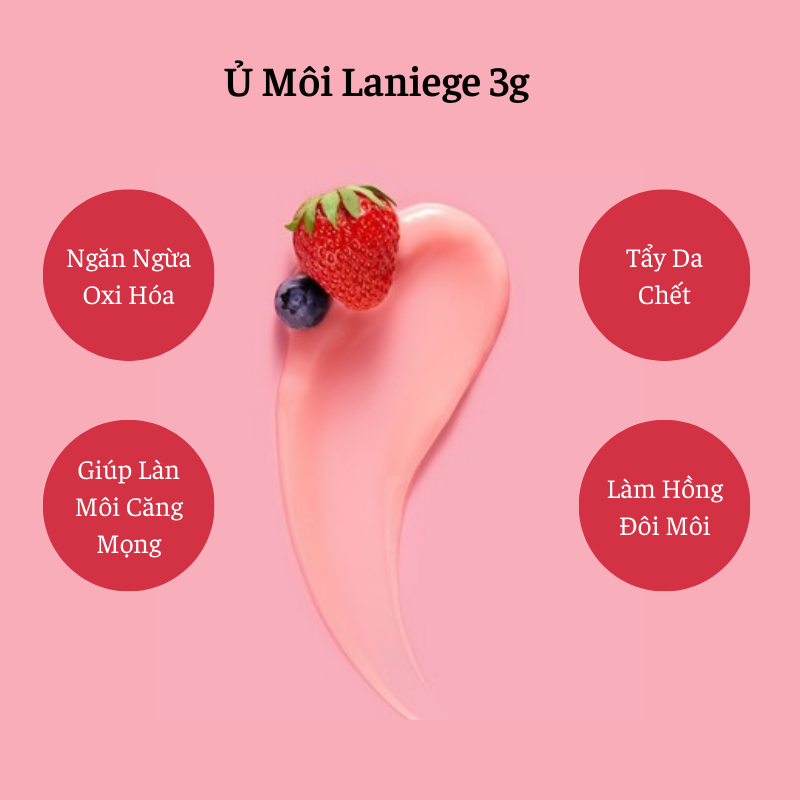 Mặt Nạ Ngủ Cực Mềm Môi Laneige Lip Sleeping Mask 3g