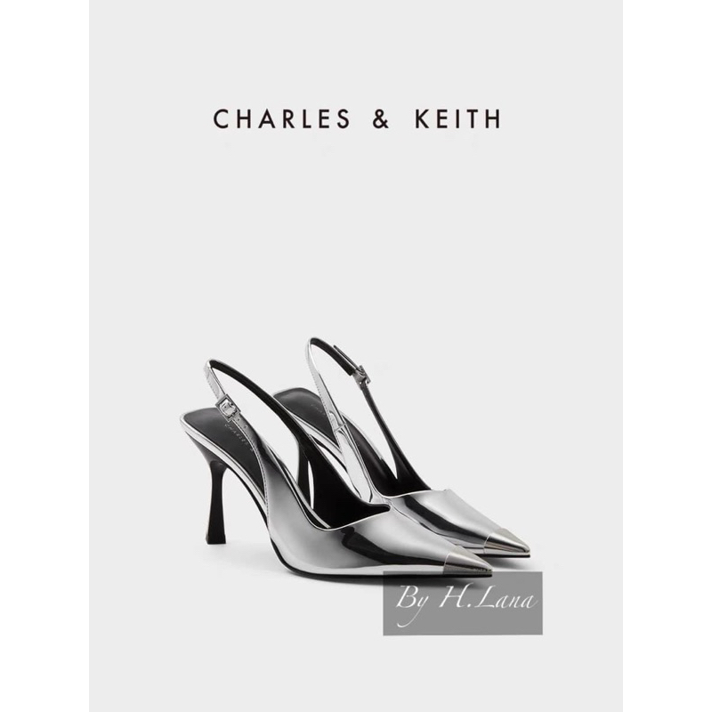 MÃ 8145 GIẦY CAO GÓT MŨI NHỌN KIM LOẠI CK ĐẾ 9p