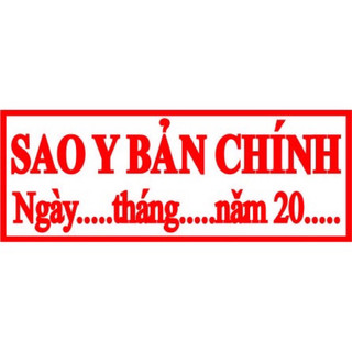 Con dấu sao y bản chính giá rẻ sẵn hàng lấy ngay