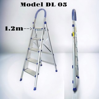 Thang nhôm ghế tay vịn nikita model DL 05 chiều cao 1,2m mẫu mới 2023