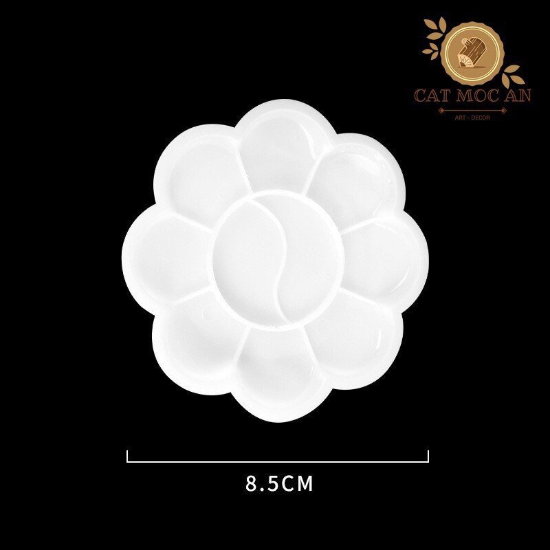 KHAY PHA MÀU - PALLET NHIỀU PHÂN LOẠI BẰNG NHỰA TRẮNG ĐA KÍCH THƯỚC