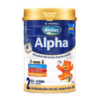 (HSD T8-2027) Sữa Bột Vinamilk Dielac Alpha 2 400g.