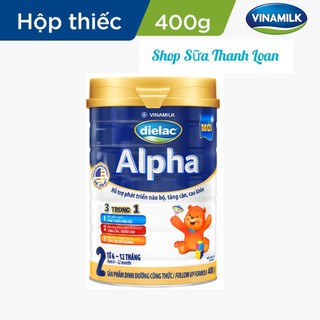 (HSD T8-2027) Sữa Bột Vinamilk Dielac Alpha 2 400g.