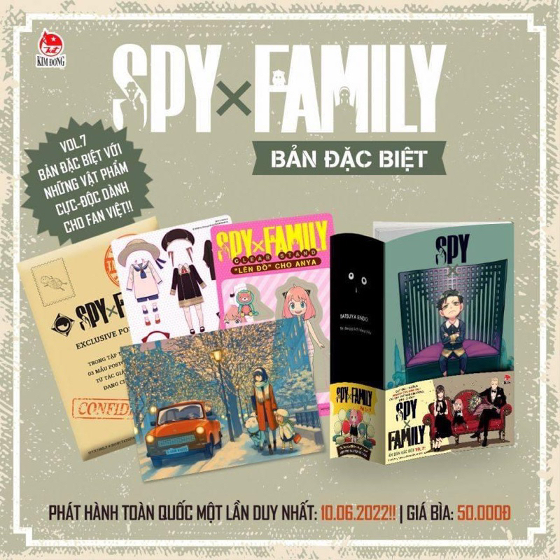 Tập tranh Spy x Family vol 7(Bản đặc biệt)