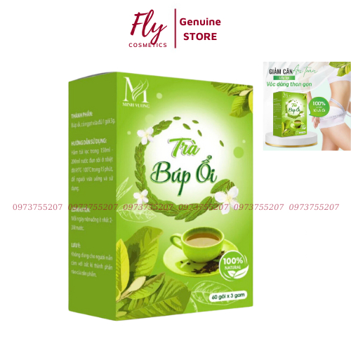 Trà búp ổi lá ổi giảm cân ngừa tiểu đường mỡ máu ( hộp 60 túi lọc )