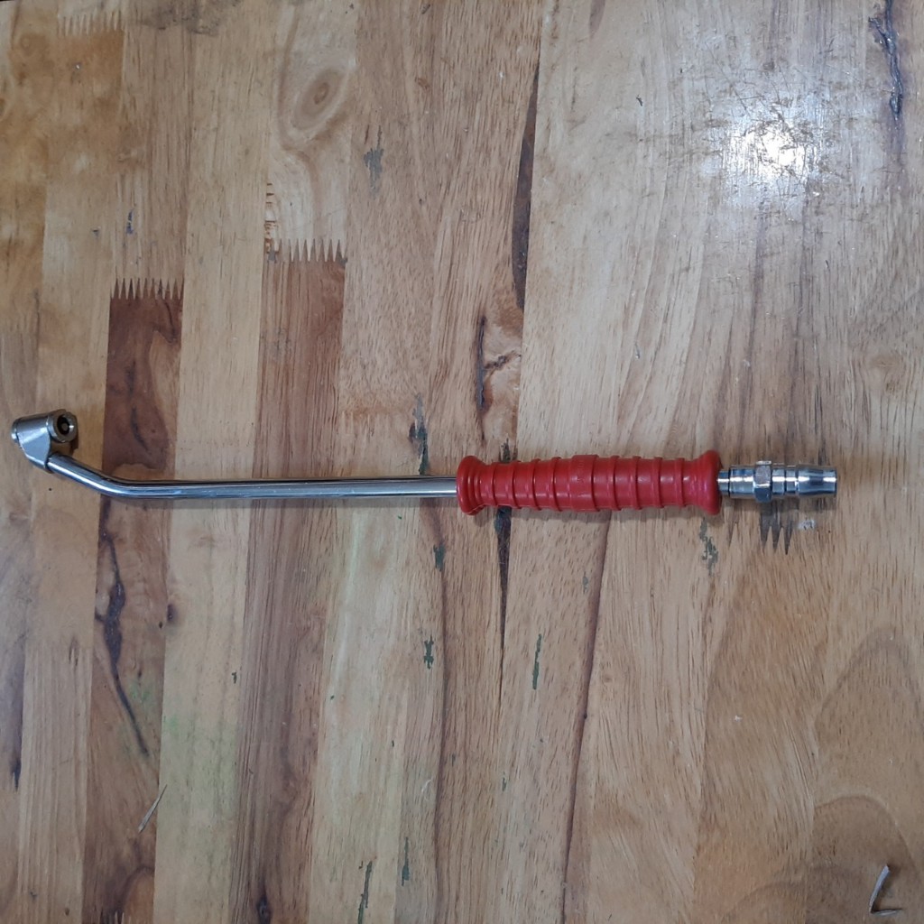 Tay bơm dí 2 đầu lốp xe tải dài 36cm