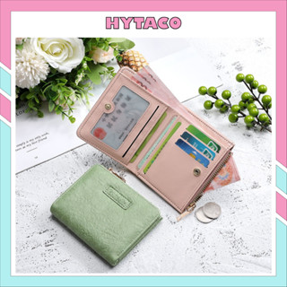 Ví nữ cầm tay mini ngắn nhỏ gọn bỏ túi nhiều ngăn thời trang cao cấp Hàn Quốc HYTACO