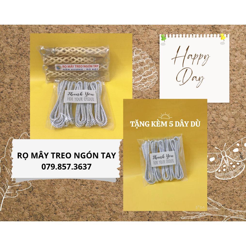 Rọ Mây Treo Ngón Tay Hỗ Trợ Chấn Thương Gãy Tay Nắn Xương
