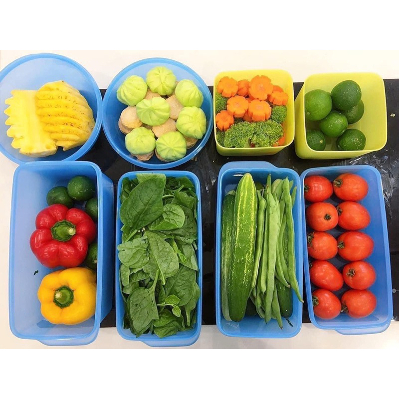 Set 8 hộp trữ mát Tupperware Modern Fridgeh