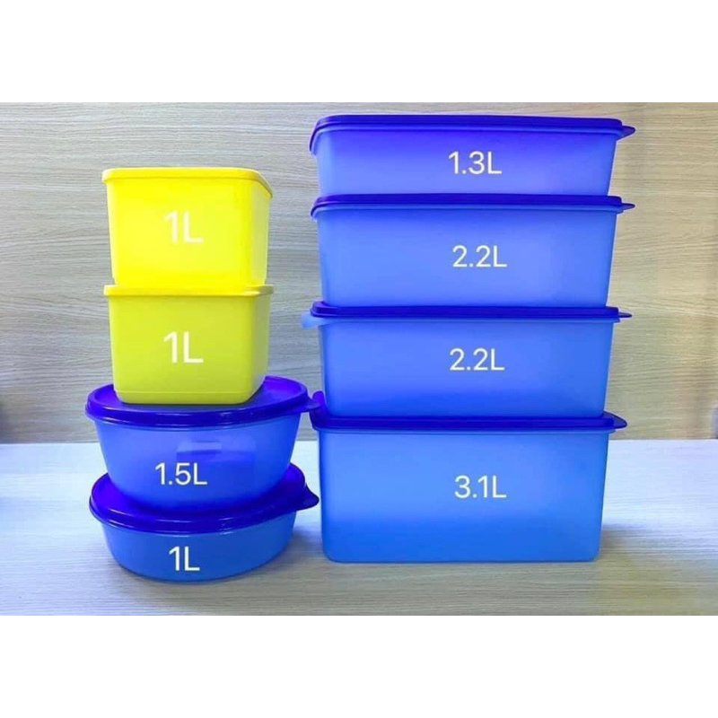 Set 8 hộp trữ mát Tupperware Modern Fridgeh
