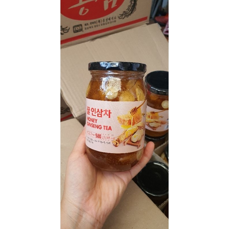 Mật Ong Sâm Cao Cấp Hàn Quốc Hũ 580gr