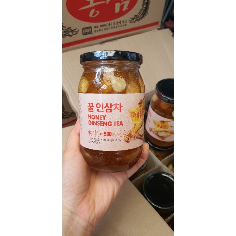 Mật Ong Sâm Cao Cấp Hàn Quốc Hũ 580gr