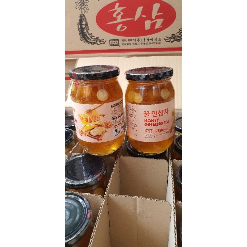 Mật Ong Sâm Cao Cấp Hàn Quốc Hũ 580gr