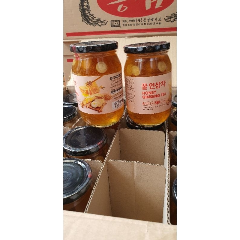 Mật Ong Sâm Cao Cấp Hàn Quốc Hũ 580gr