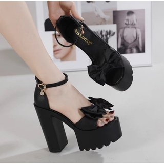 Sandal cg quai ngang nơ xinh