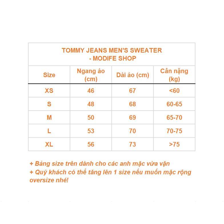 Áo Thun Nam Dài Tay Cổ Tròn tommy jeans Men's Crew Neck Sweater - Modife Shop