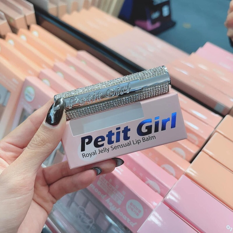 Son dưỡng môi PETIT GIRL Royal Jelly Sensual Lip Balm Hàn Quốc màu hồng siêu mềm môi