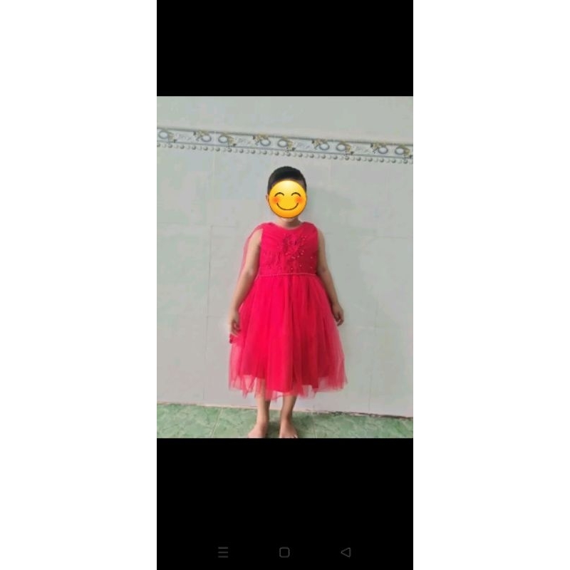 Váy công chúa khăn choàng điệu đà, có big size