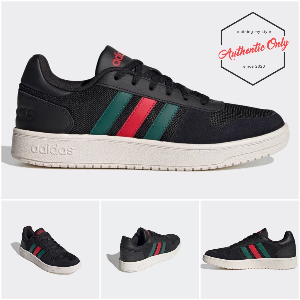 Giày Aididas neo Hoops 2.0 'Black Red Green' - FY5208