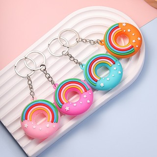Móc khoá cầu vòng thời trang dễ thương
