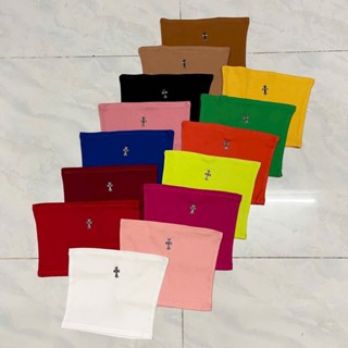  Áo ống croptop nữ đính logo siêu xinh áo cúp ngực đính chữ thập 