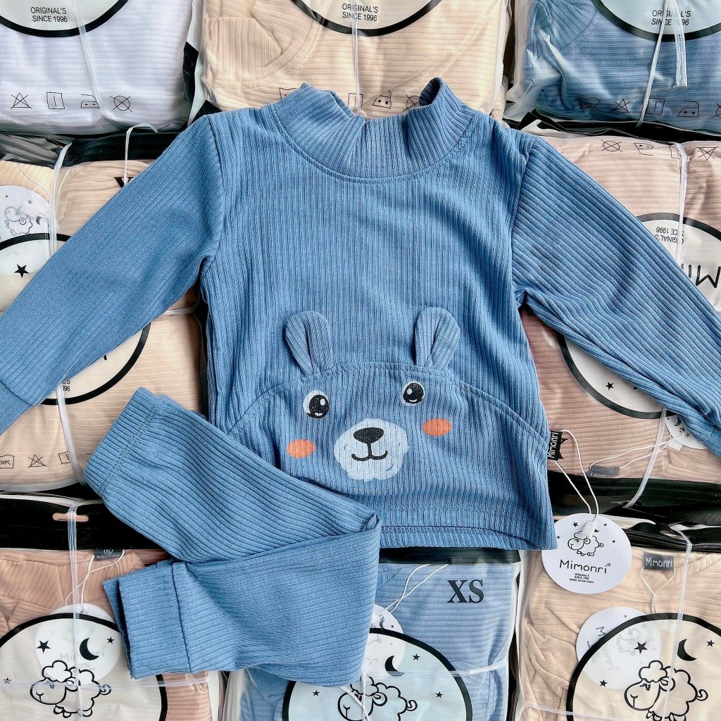 Bộ Dài Tay Thun Lạnh Minky Mom Phi Hành Gia Vũ Trụ Cho Bé, Bộ quần áo dài tay, bộ đồ mặc nhà cho bé trai từ 5-18kg