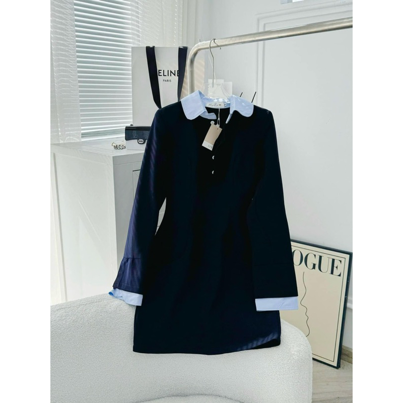 ĐẦM MIX SOMI TAY KIỂU