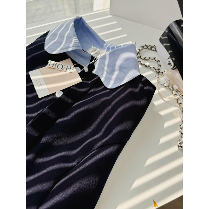 ĐẦM MIX SOMI TAY KIỂU