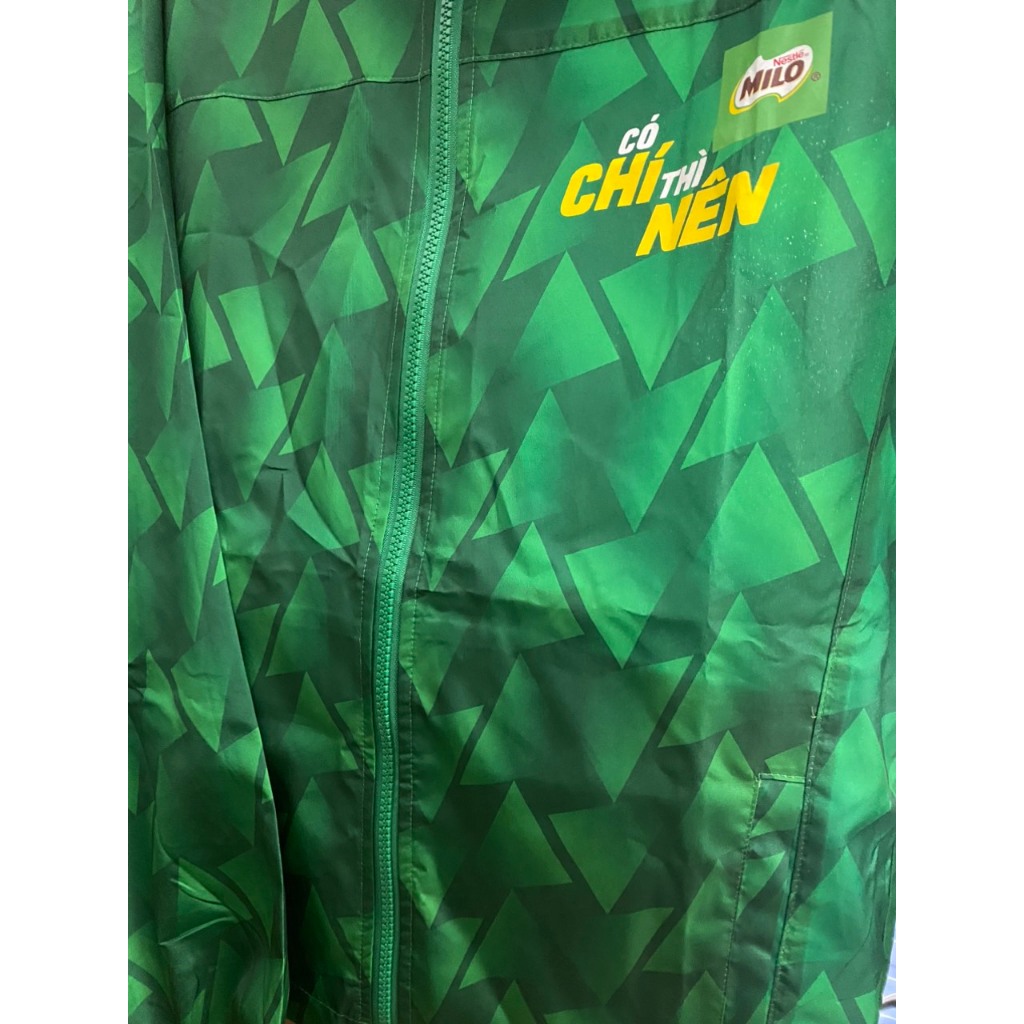 ÁO KHOÁC DÙ THỂ THAO QUÀ TẶNG SỮA MILO