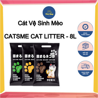 Cát Nhật đen cho mèo, Cát vệ sinh Catsme cho mèo khử mùi, vón cục, thấm hút - Tpetshop