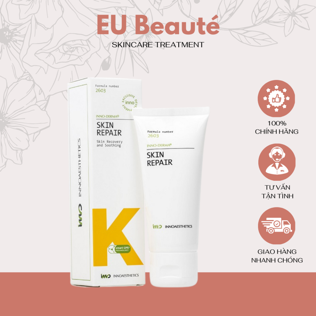 Kem Dưỡng Ẩm Phục Hồi Da Khẩn Cấp Innoaesthetics Inno Derma Skin Repair Kem K Phục Hồi Làn Da Bị Tổn Thương Từ Bên Trong