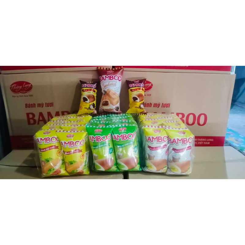 Bánh mì ruốc Bamboo hiệu Thăng Long Food thơm ngon hàng mới mỗi ngày