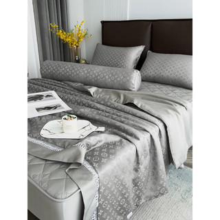 bộ chăn ga gối phi lụa cao cấp 5 món