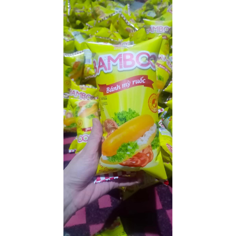 Bánh mì ruốc Bamboo hiệu Thăng Long Food thơm ngon hàng mới mỗi ngày