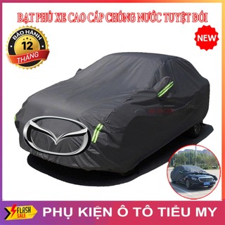 (MAZDA) Bạt Phủ Xe Ô Tô 3 Lớp Chất Liệu Polyester Cao Cấp Cho Xe MAZDA 2, 3, Mazda 6, CX5, CX8, CX9, BT50, BH 1 Năm