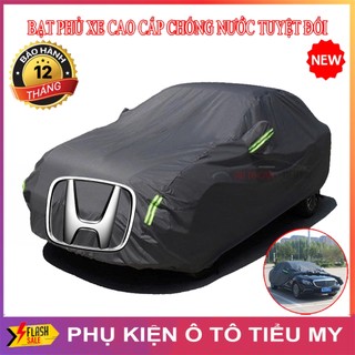 (HONDA) Bạt Phủ Xe Ô Tô 3 Lớp Chất Liệu Polyester Cao Cấp Cho Xe HONDA CRV, Brio, City, HRV, Accord, Civic, BH 1 Năm