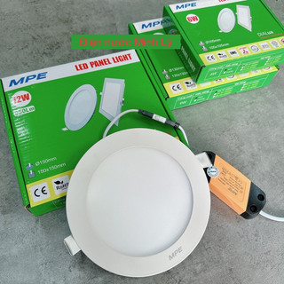 Đèn led âm trần 6w 9w 12w mpe series rpl ánh sáng trắng, vàng
