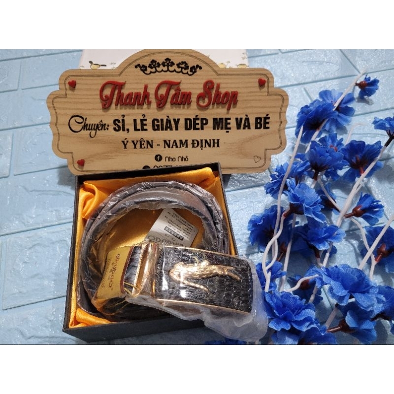 Dây lưng da cá sấu