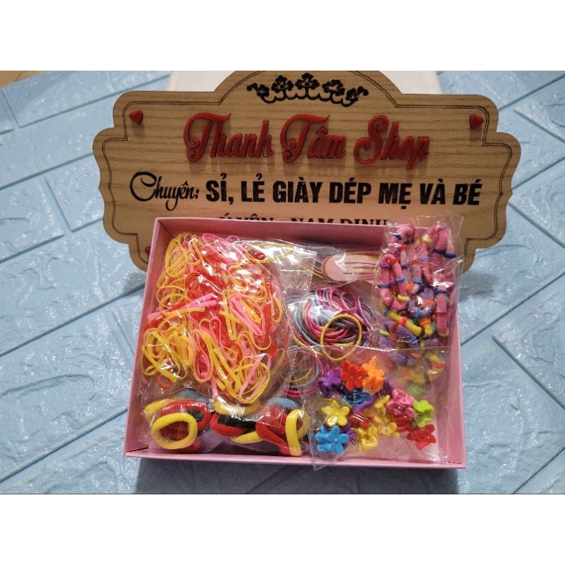 Hộp dây buộc tóc cho bé