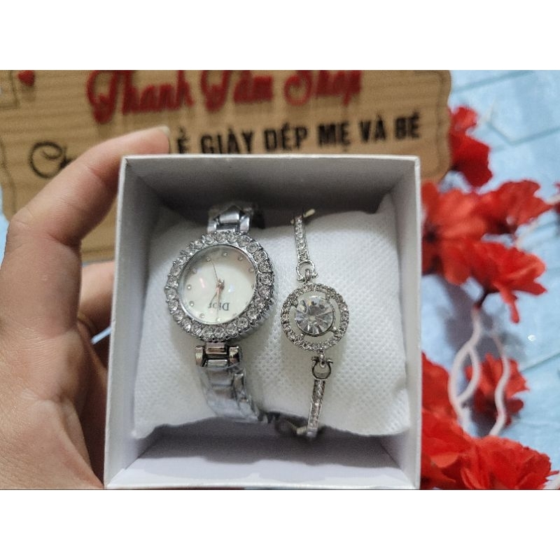 Đồng hồ DIOR đeo tay kèm lắc